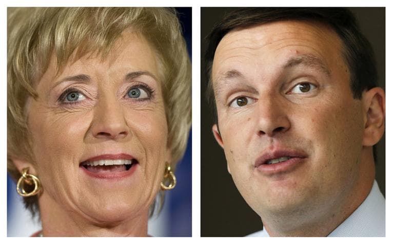 Connecticut Republican Linda McMahon, left, and Democrat U.S. Rep. Chris Murphy, right, are running for the U.S. Senate seat being vacated by the retiring Joe Lieberman. (AP)
