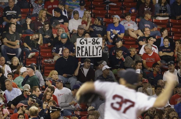 Wednesday night's loss closed out the worst home season for the Red Sox in 47 years. (AP)