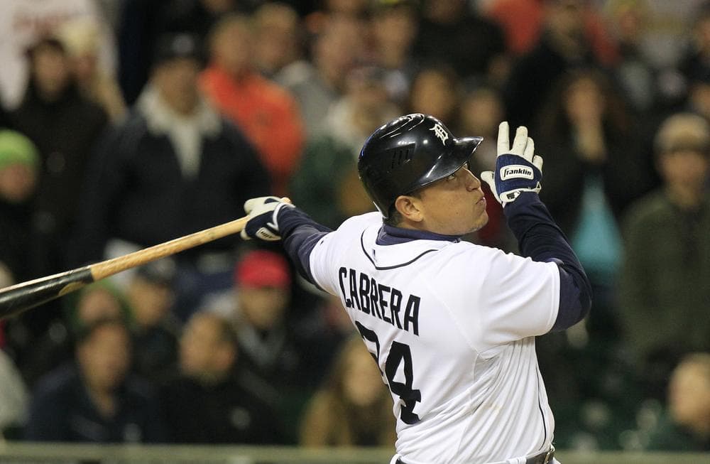 Detroit Tigers' Miguel Cabrera contends for the MLB Triple Crown this season. (AP)