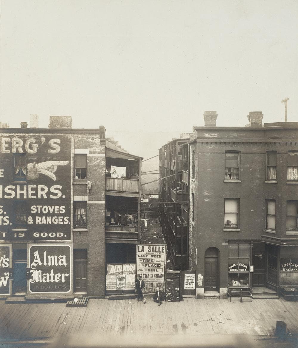 Social Settlements: United States. Illinois. Chicago. “Francis E. Clark Settlement”: Francis E. Clark Settlement, Chicago, Ill.: In the Neighborhood, c. 1908. Gelatin silver print. Harvard Art Museums/Fogg Museum, Transfer from the Carpenter Center for the Visual Arts, Social Museum Collection, 3.2002.298. (Courtesy of Harvard Art Museums)