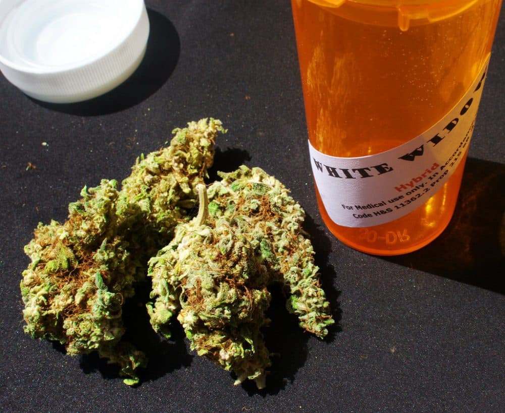 White widow, a strain of marijuana, sold as medical marijuana in California. (eggrole/Flickr)
