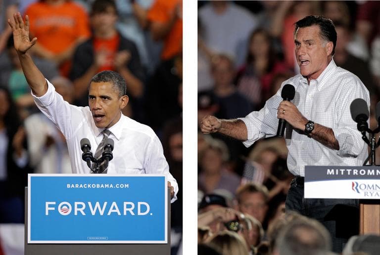 President Barack Obama and Republican presidential candidate Mitt Romney both campaigned in the battleground state of Ohio in September. (AP)