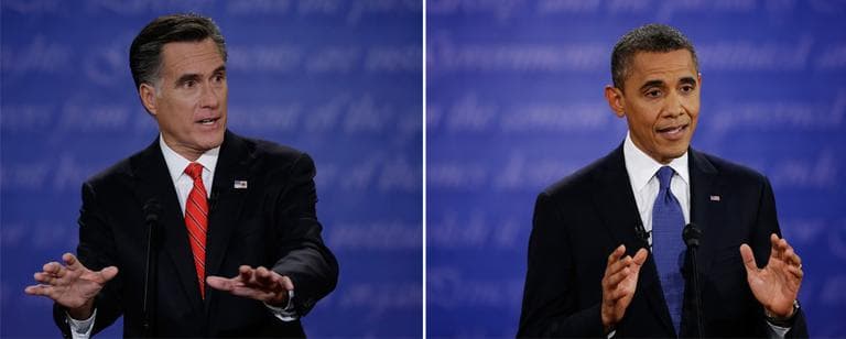 President Barack Obama and Republican presidential nominee Mitt Romney held their first debate in Denver in October. (AP)