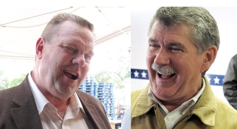 Democratic Sen. Jon Tester (left) is facing Republican Congressman Dennis Rehberg in a tight Senate race in Montana. (AP)