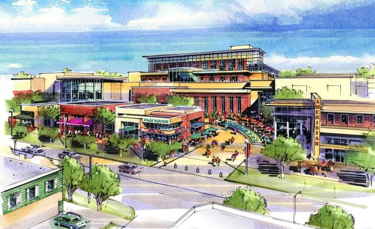 An artist’s rendering of Ameristar&#039;s proposed Springfield casino