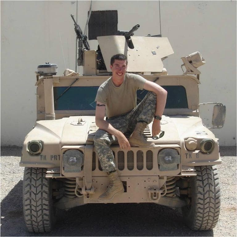 Colin Hollaran during his tour of duty in Afghanistan. (Courtesy)