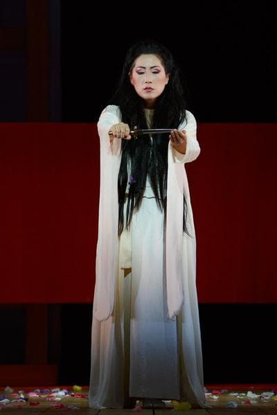 Yunah Lee as &quot;Madama Butterfly.&quot; (Eric Antoniou/Courtesy of Boston Lyric Opera)