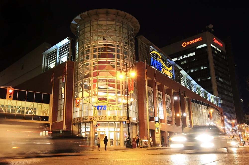 The MTS Centre is now the home of the Winnipeg Jets NHL team. The arena and its surrounding businesses are vibrant on game nights but in this league lockout, the businesses take a shocking hit. (John Woods/THE CANADIAN PRESS)