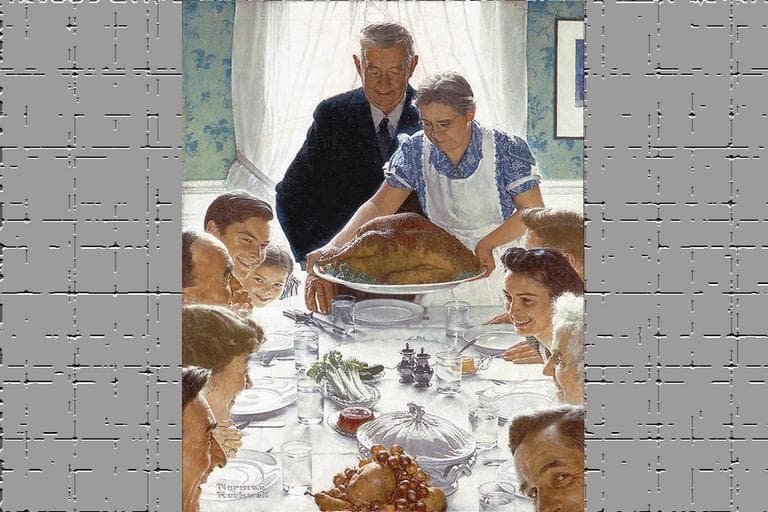 Norman Rockwell's Thanksgiving. 