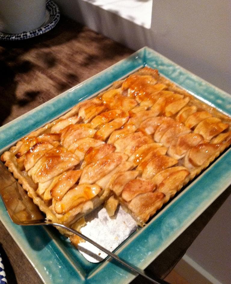 Kathy Gunst snapped this photo of the apple galette at her Thanksgiving last year.