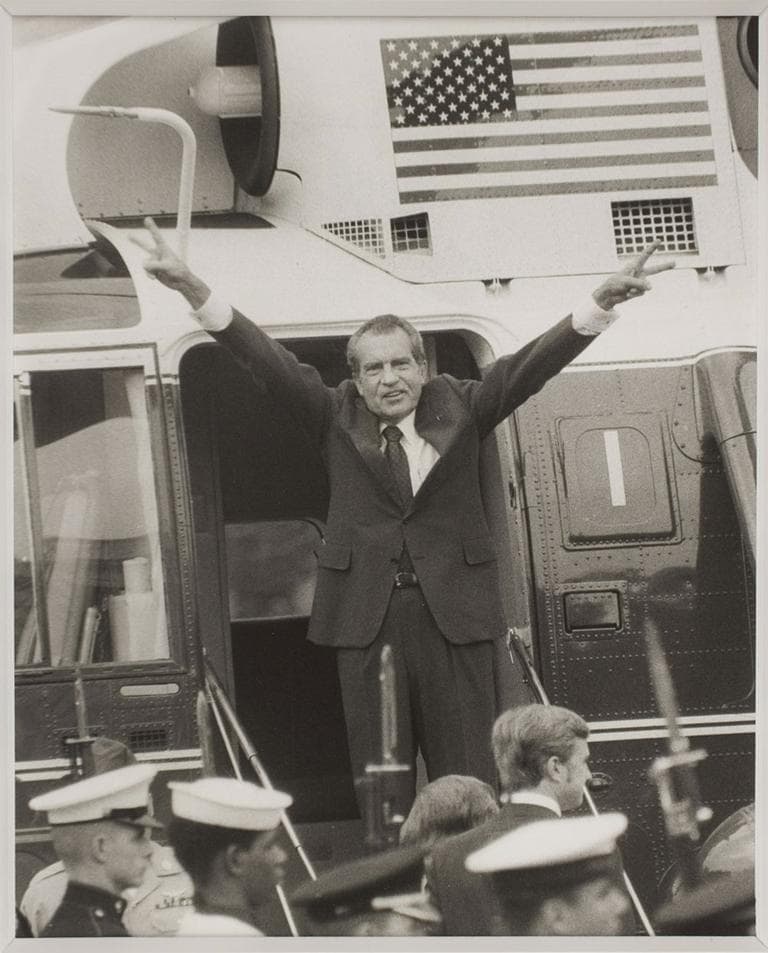 David Hume Kennerly, "Nixon Leaving the White House," August 9, 1974.