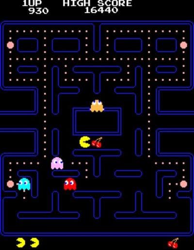 "Pac-Man." (1980) Tōru Iwatani of NAMCO LIMITED, now NAMCO BANDAI Games Inc. (Image courtesy of MoMA)