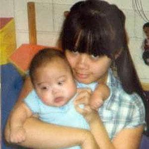 Truong and her son Khyle in 2008 (Courtesy)