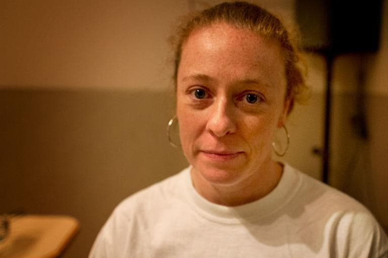 Heather McCusker, whose hometown is Newtown, Conn. She went to Sandy Hook Elementary as a child. (Jesse Costa/WBUR)