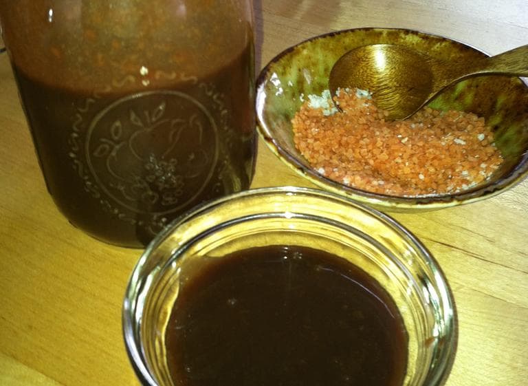 Chocolate-Caramel Sauce with Sea Salt (Kathy Gunst/Here &amp; Now)
