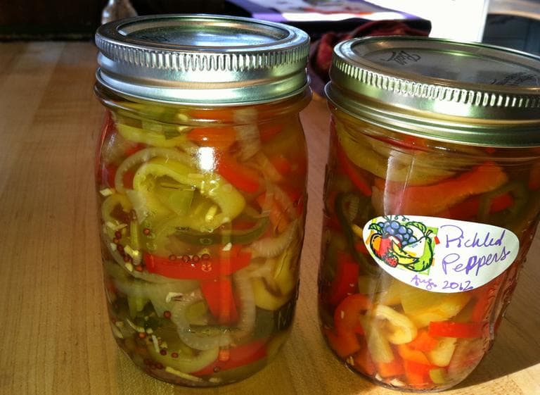 Spunky Pickled Peppers and Onions (Kathy Gunst/Here &amp; Now)