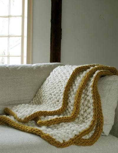 Purl Bee's 11th Hour Blanket. (Photo Courtesy of Purl Soho)