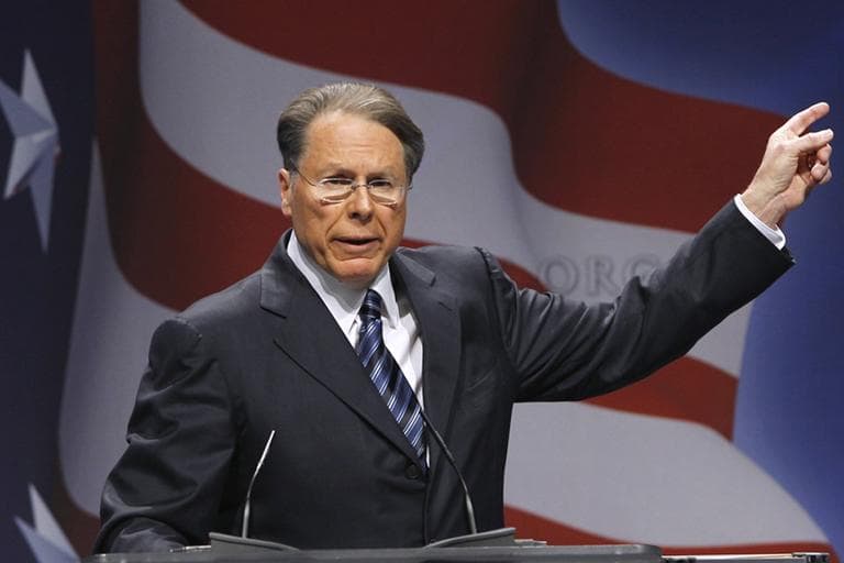 National Rifle Association Executive Vice President and CEO Wayne LaPierre addresses the Conservative Political Action Conference (CPAC) in Washington, Thursday, Feb. 10, 2011. (AP)