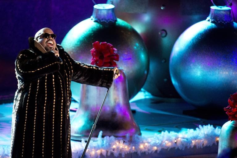 CeeLo Green performs at the 80th annual Rockefeller Center Christmas tree lighting ceremony on Wednesday, Nov. 28, 2012 in New York. (AP)