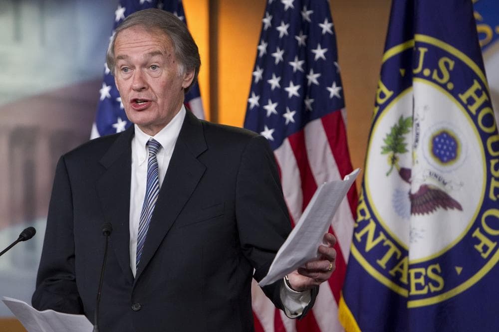 Rep. Ed Markey, D-Mass. speaks about oil speculation during a news conference on Capitol Hill in Washington, Wednesday, Feb. 29, 2012. (Jacquelyn Martin/AP)