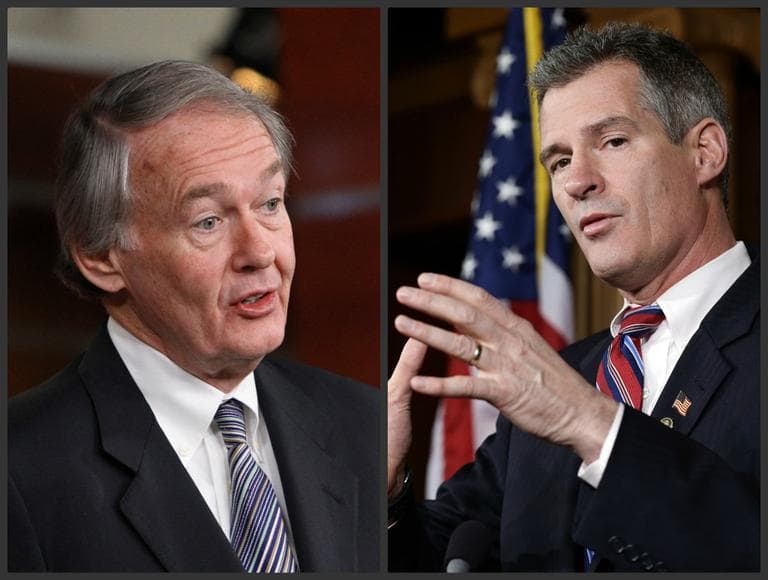 Congressman Ed Markey and U.S. Sen. Scott Brown may face each other in a special election to replace U.S. Sen. John Kerry (AP)