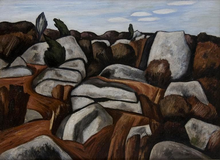 Marsden Hartley &quot;Rock Doxology&quot; 1931 (Courtesy of the Cape Ann Museum).