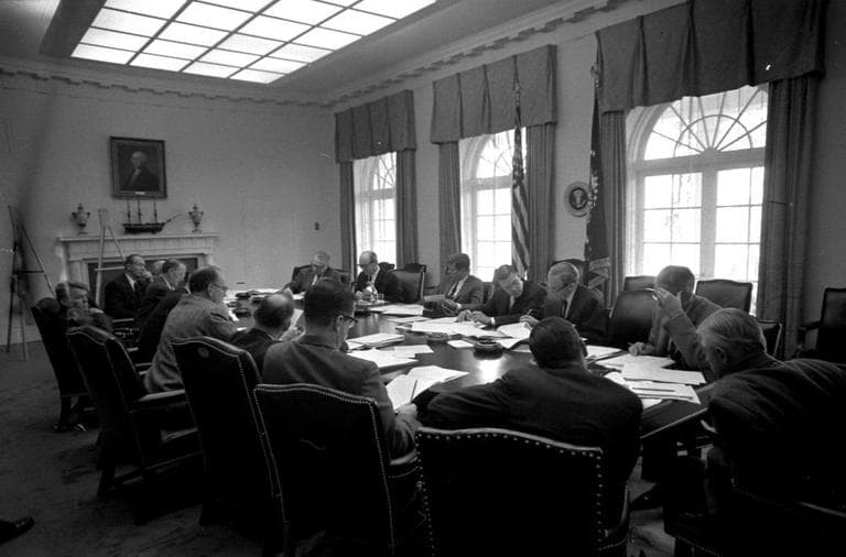October, 19 1962: Executive Committee of the National Security Council meeting. (Cecil Stoughton/John F. Kennedy Presidential Library and Museum)