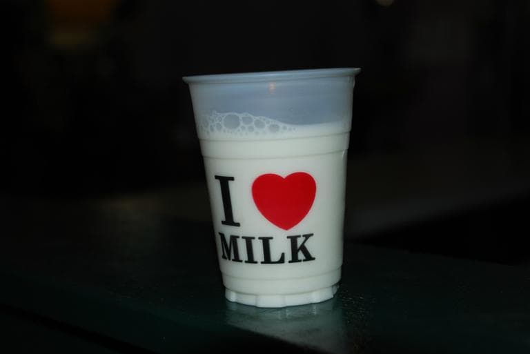 A cup of milk. (Joe Shlabotnik/Flickr)