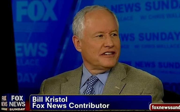 Bill Kristol is founder/editor of The Weekly Standard political magazine, and a regular commentator on the Fox News Channel. (Fox News screenshot)