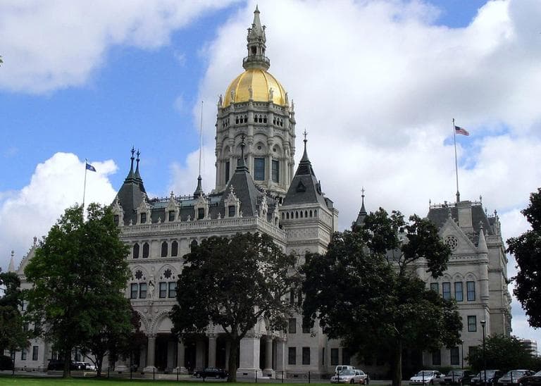 State lawmakers in Connecticut begin their new legislative session today at the Connecticut State Capitol, pictured here in 2005. (Wikimedia Commons)