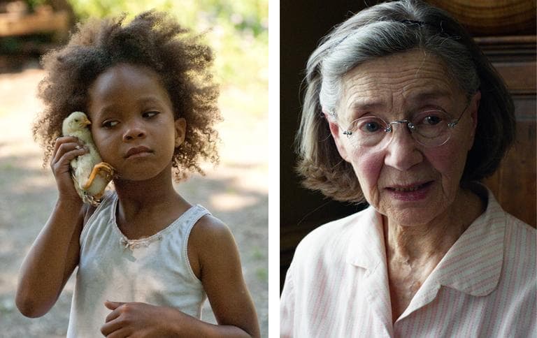Nine-year-old Quvenzhané Wallis and 85-year-old Emmanuelle Riva are the youngest and oldest ever nominees for Best Actress. (Fox Searchlight Pictures, Sony Pictures Classics)