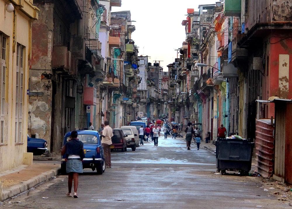 Cubans start their day, heading to school and work in the streets of Havana.