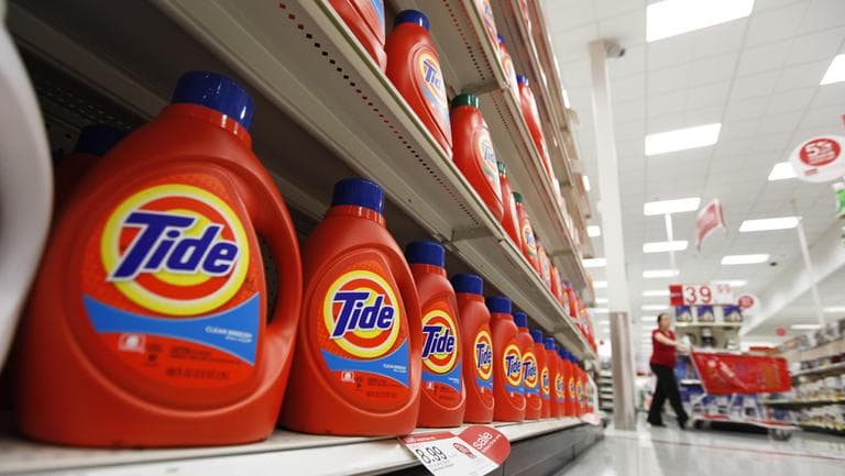 Procter &amp; Gamble's Tide detergent is displayed at a Target store in Richmond, Va. (Steve Helber/AP)