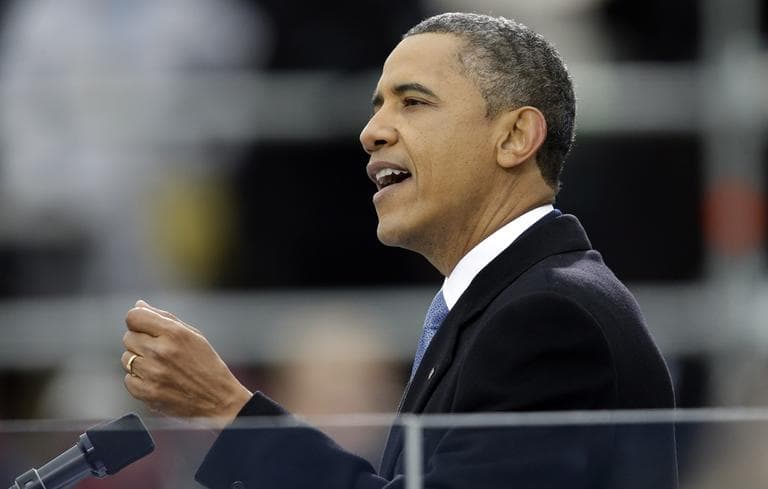 President Barack Obama highlighted climate change during his second inaugural address on Jan. 21, 2013. (J. Scott Applewhite/AP)