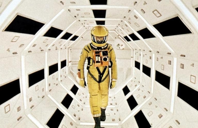 Keir Dullea in &quot;2001: A Space Odyssey.&quot;  (Courtesy Warner Bros. Entertainment Inc./ The Stanley Kubrick Archive}