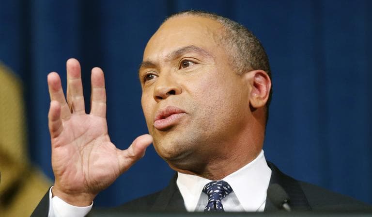 Gov. Deval Patrick delivers his State of the State address Wednesday. (Michael Dwyer/AP)