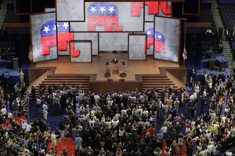 The Republican National Convention opens in Tampa, Fla., on Monday, Aug. 27, 2012. (AP)