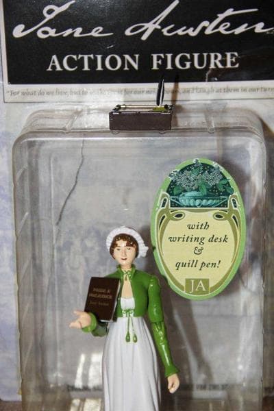 Pride and Marketing: Or, Plastic and Prejudice. The author's Jane Austen action figure (Courtesy)