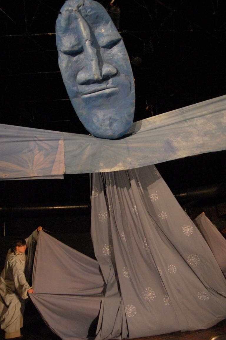 The Sky puppet in Bread and Puppet Theater's &quot;The Possibilitarians.&quot; (Greg Cook)