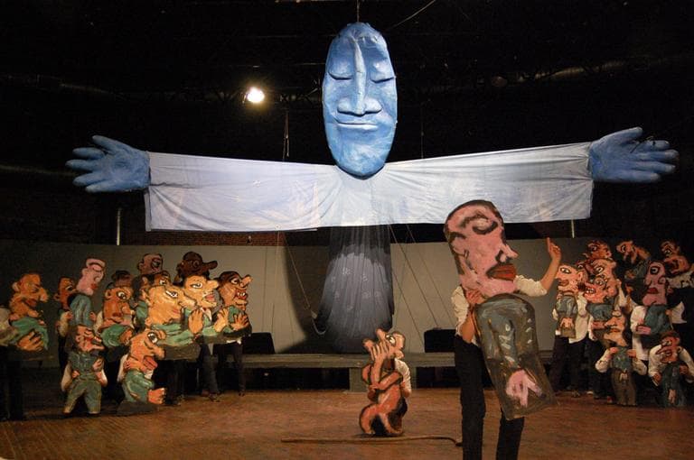 Bread and Puppet Theater's &quot;The Possibilitarians.&quot; (Greg Cook)