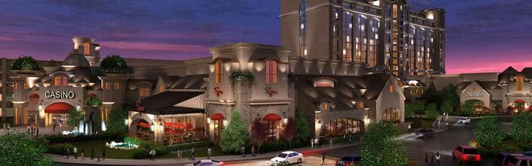 A rendering of Crossroads Massachusetts&#039; casino proposal for Milford (Courtesy)