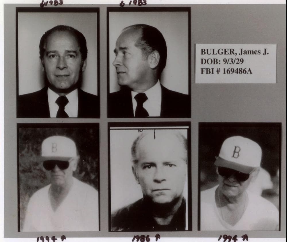 James J. &quot;Whitey&quot; Bulger appears in a variety of FBI file photos spanning years from 1983 to 1994. (FBI/AP, File)