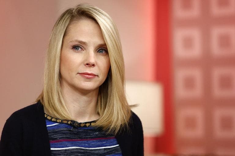 This image released by NBC shows Yahoo CEO Marissa Mayer appearing on NBC News' &quot;Today&quot; show, Wednesday, Feb. 20, 2013. (AP)
