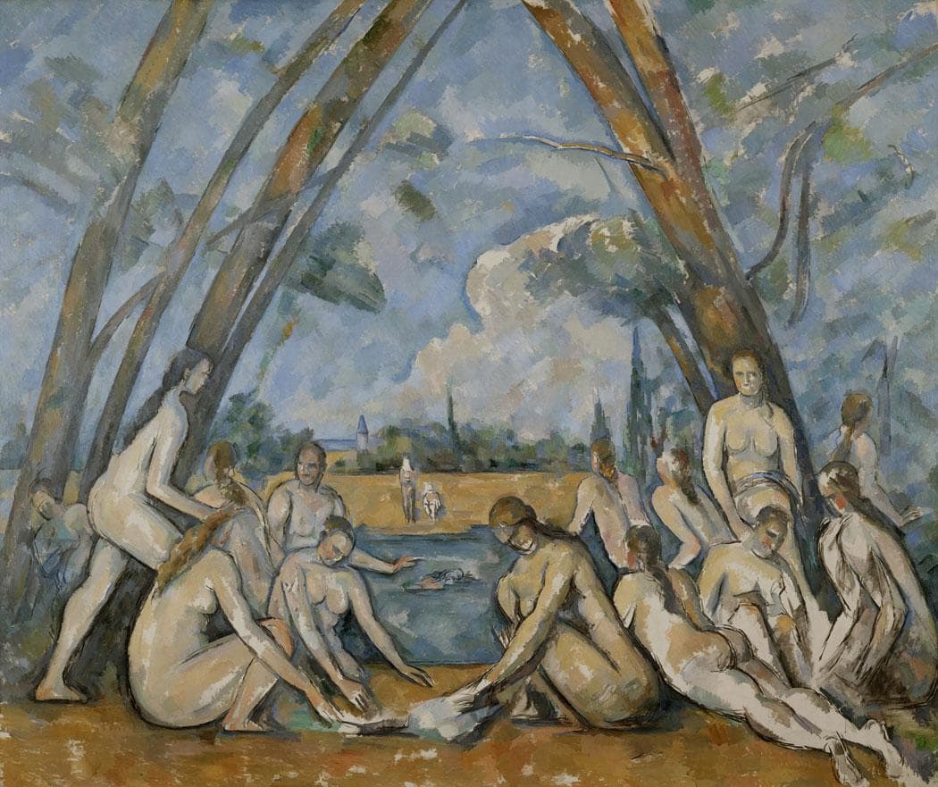 Paul Cézanne’s 1906 painting “The Large Bathers” (Courtesy of the Philadelphia Museum of Art)
