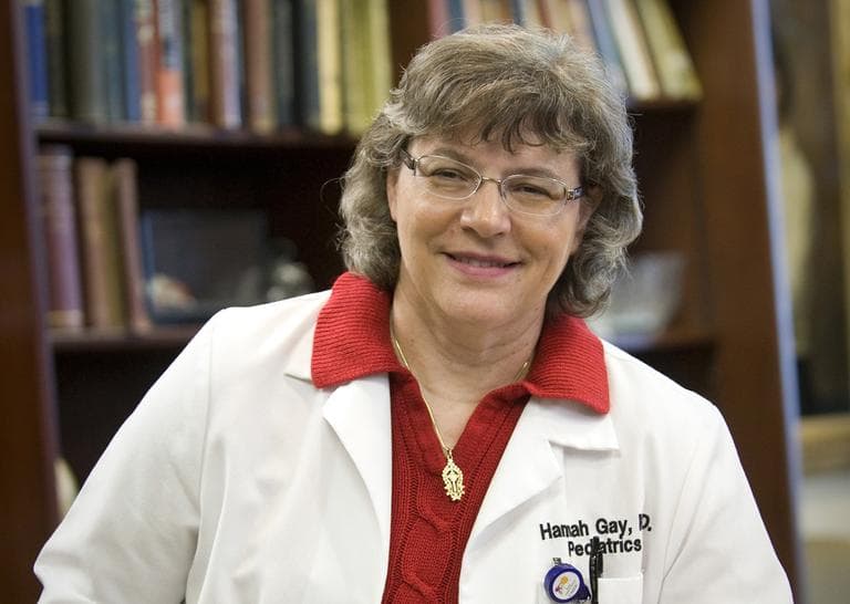 Dr. Hannah Gay, a pediatric HIV specialist at the University of Mississippi, is pictured in March 2013. (Jay Ferchaud/University of Mississippi Medical Center/AP)