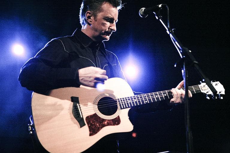 Billy Bragg performs at South by Southwest music festival in 2008. (Kris Krug/Wikimedia Commons)