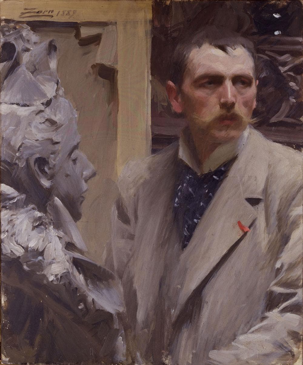 Anders Zorn's 1889 &quot;Self-Portrait&quot; for the Uffizi Gallery. (Courtesy Gardner Museum)