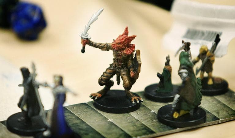 Miniature figures used in the Dungeons and Dragons roleplaying game. (AP)