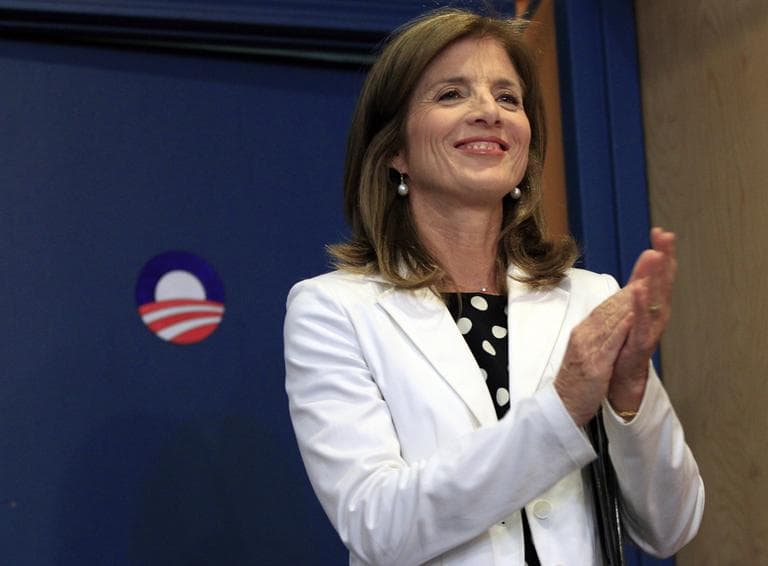 Caroline Kennedy at a campaign event for President Obama&#039;s re-election in Nashua, N.H. on June 27, 2012. (Elise Amendola/AP)