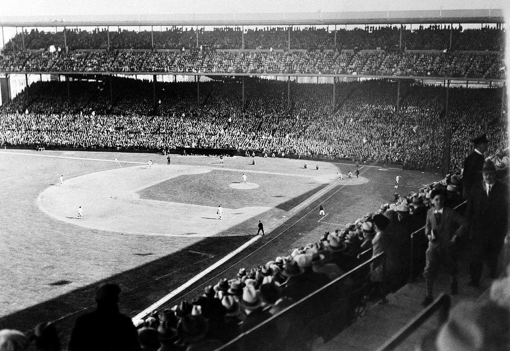 Fans packed Wrigley Field for the Chicago Cubs&#039; season opener against the Pittsburgh Pirates on April 16, 1929. (AP)
